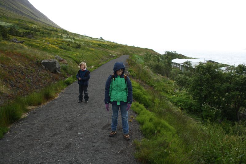 Isafjördur, Island, Wandern mit Kindern