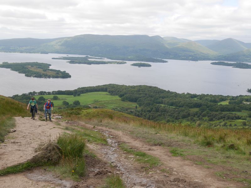 Schottland-Rundreise mit Kindern, Wandern am Loch Lomond