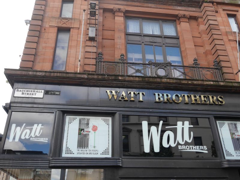 Tagesausflug nach Glasgow mit Kindern, Willow Tea Rooms Watt Brothers Sauchiehall Street