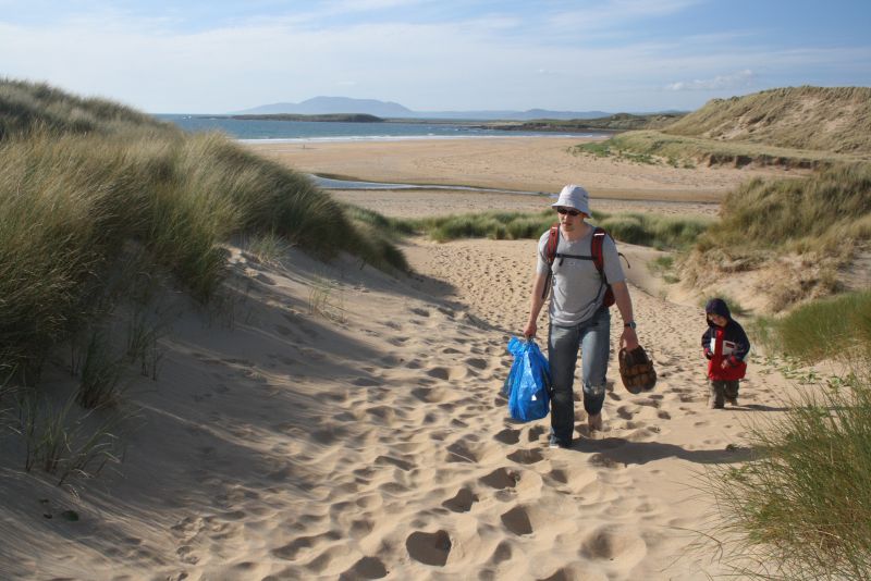 Roadtrip nach Irland mit Kindern, Sligo, Strand