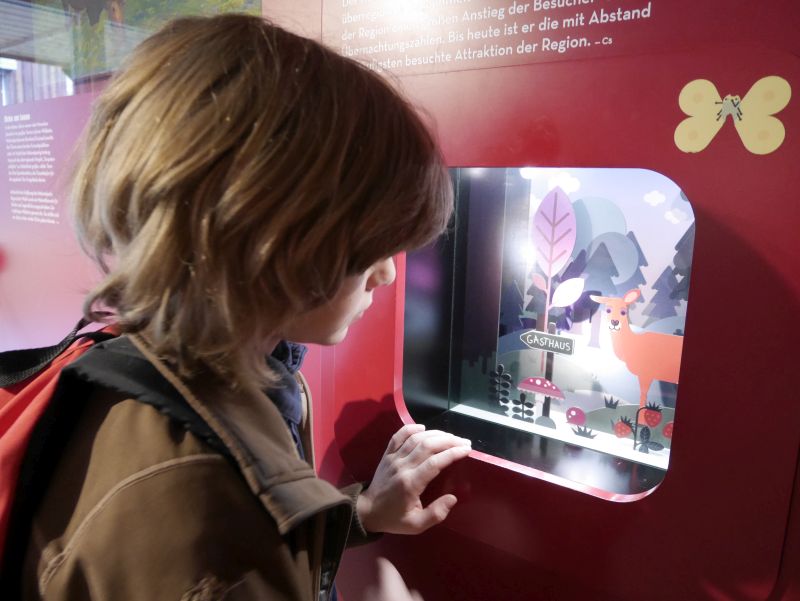 Familienurlaub im Bayerischen Wald, Eisenmann-Haus, Ausstellung für Kinder