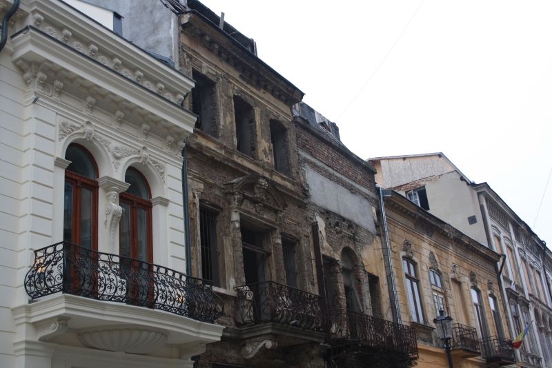 Bukarest, Rumänien, Fassaden