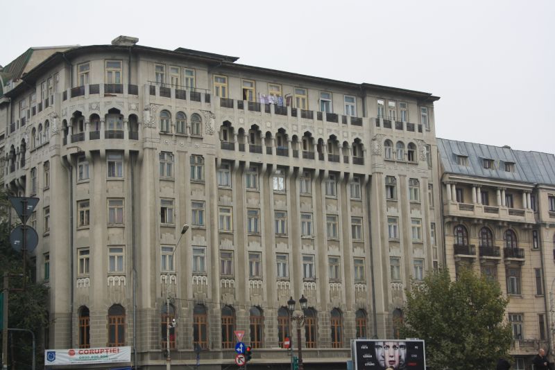 Rumänien, Bukarest, Fassaden