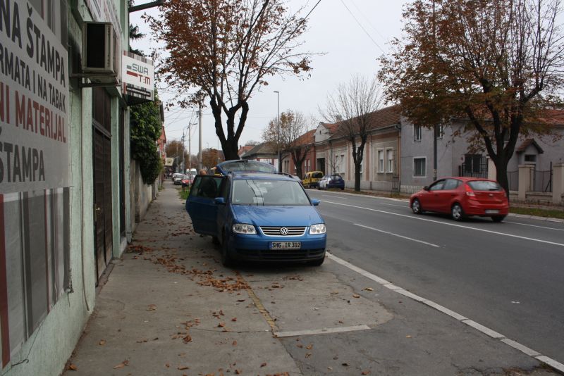 Parken in Belgrad, Serbien