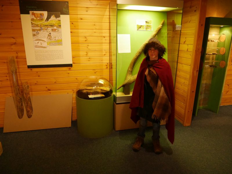 Scottish Crannog Centre mit Kindern, Museum
