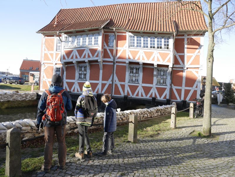 Wismar mit Kindern