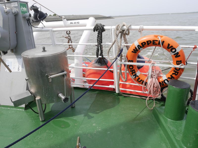 Borkum Sehenswürdigkeiten, Kochtopf, Fahrt mit dem Krabbenkutter