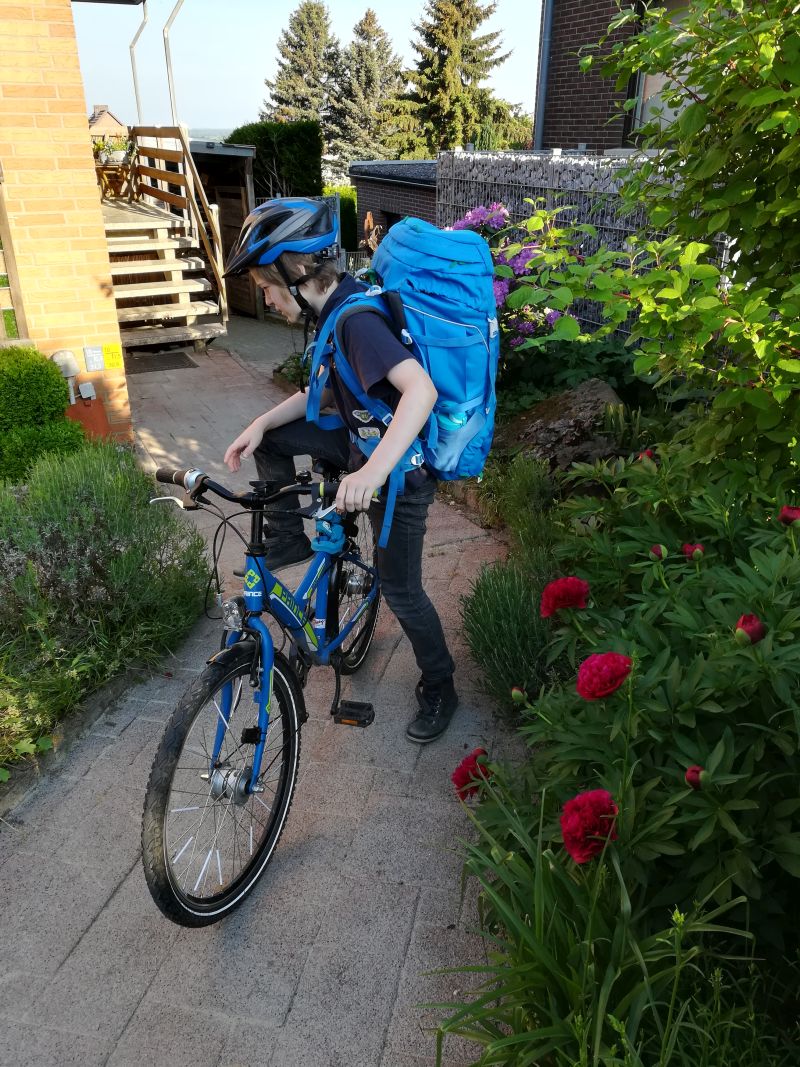 Borkum mit Kindern mit dem Fahrrad