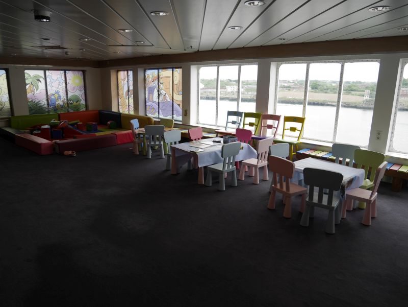 Die Spielecke auf der Princess Seaways.