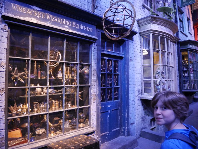 Harry Potter London mit Kindern, Warner Bros Studio Tour, Winkelgasse