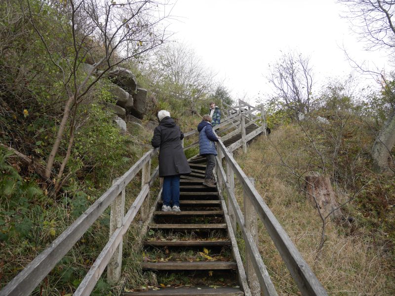 Bornholm, Helligdomsklipperne, Urlaub mit Oma und Opa