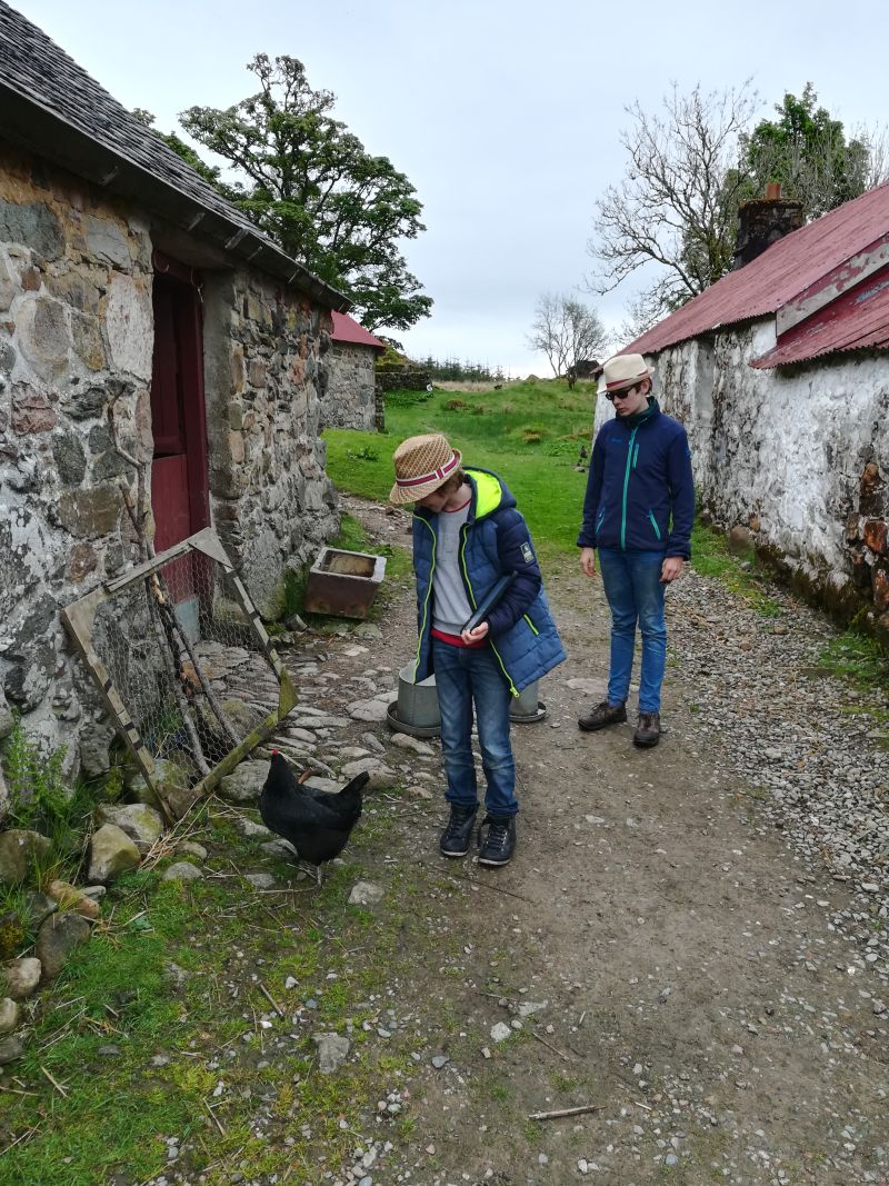 Schottland mit Kindern Ausflugstipp Freilichtmuseum Auchindrains Highlands