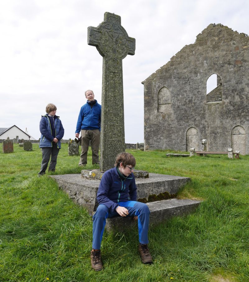 islay mit kindern kilchoman hochkreuz