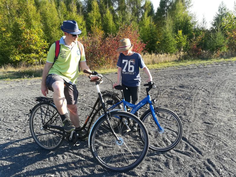 Fahrradtour, Leipziger Neuseenland mit Kindern