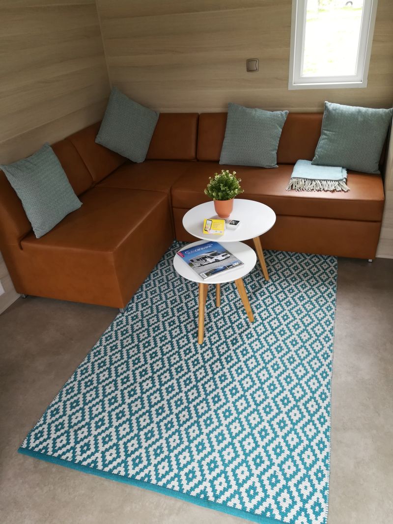 TCS Camping Lugano, Schweiz, Mobile Home innen