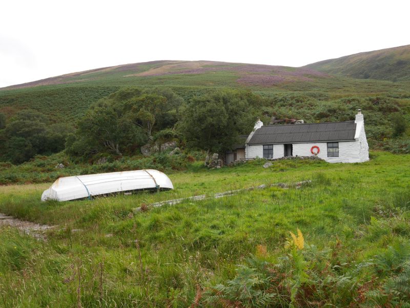 arran lochranza cottage schottland