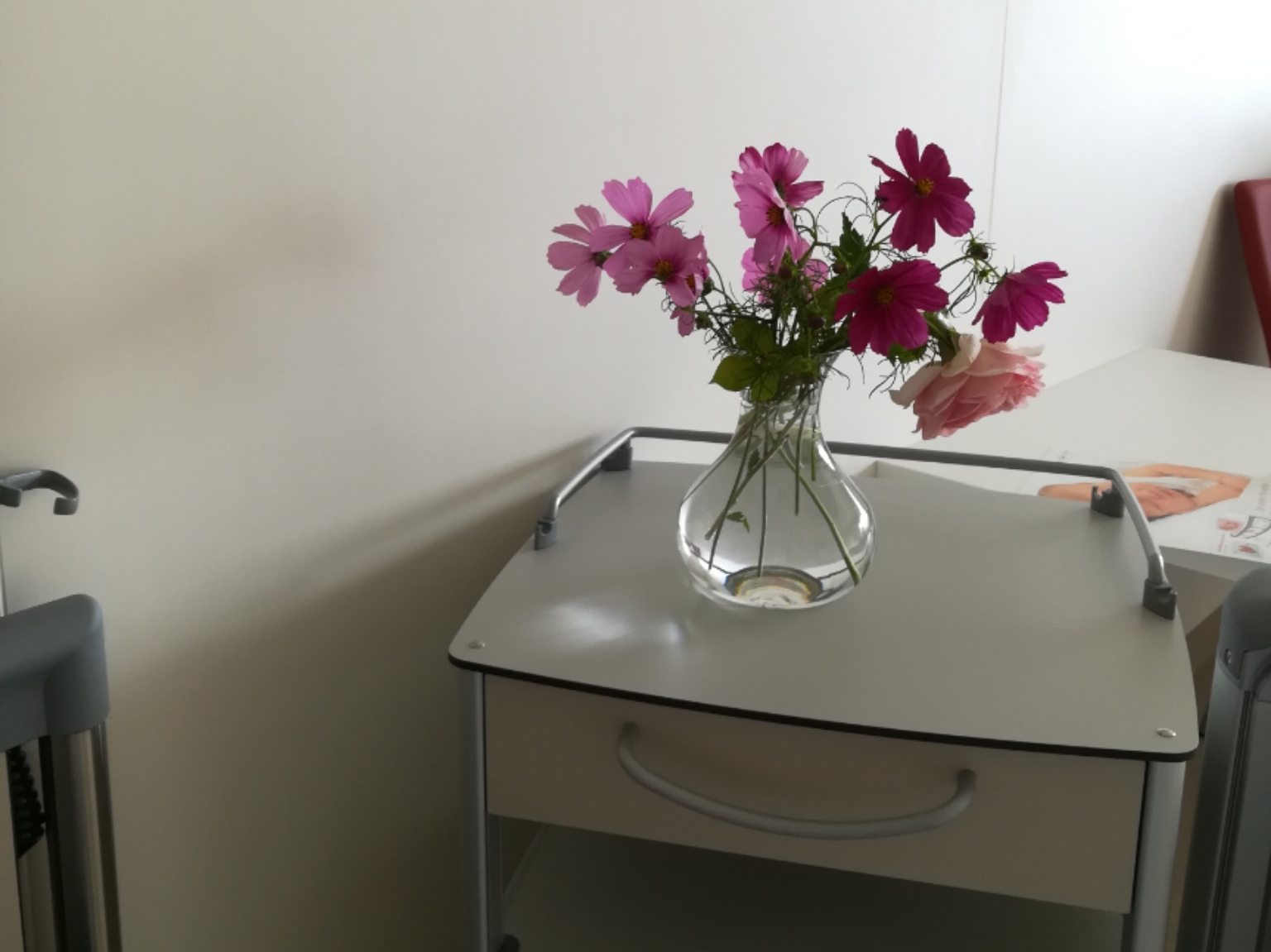 Blumen im Krankenhaus