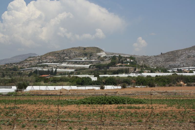 Gewächshäuser in Motril, Sevilla, Spanien.