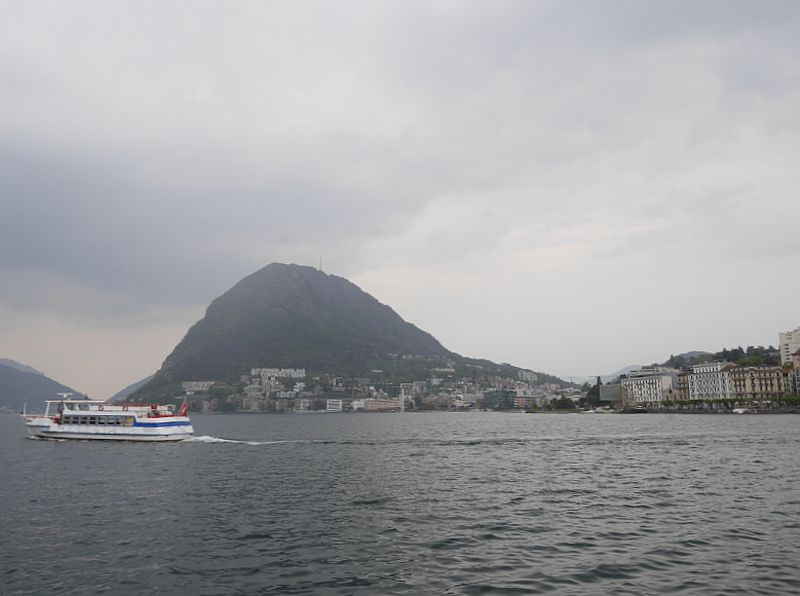 lugano monte san salvatore luganersee boot