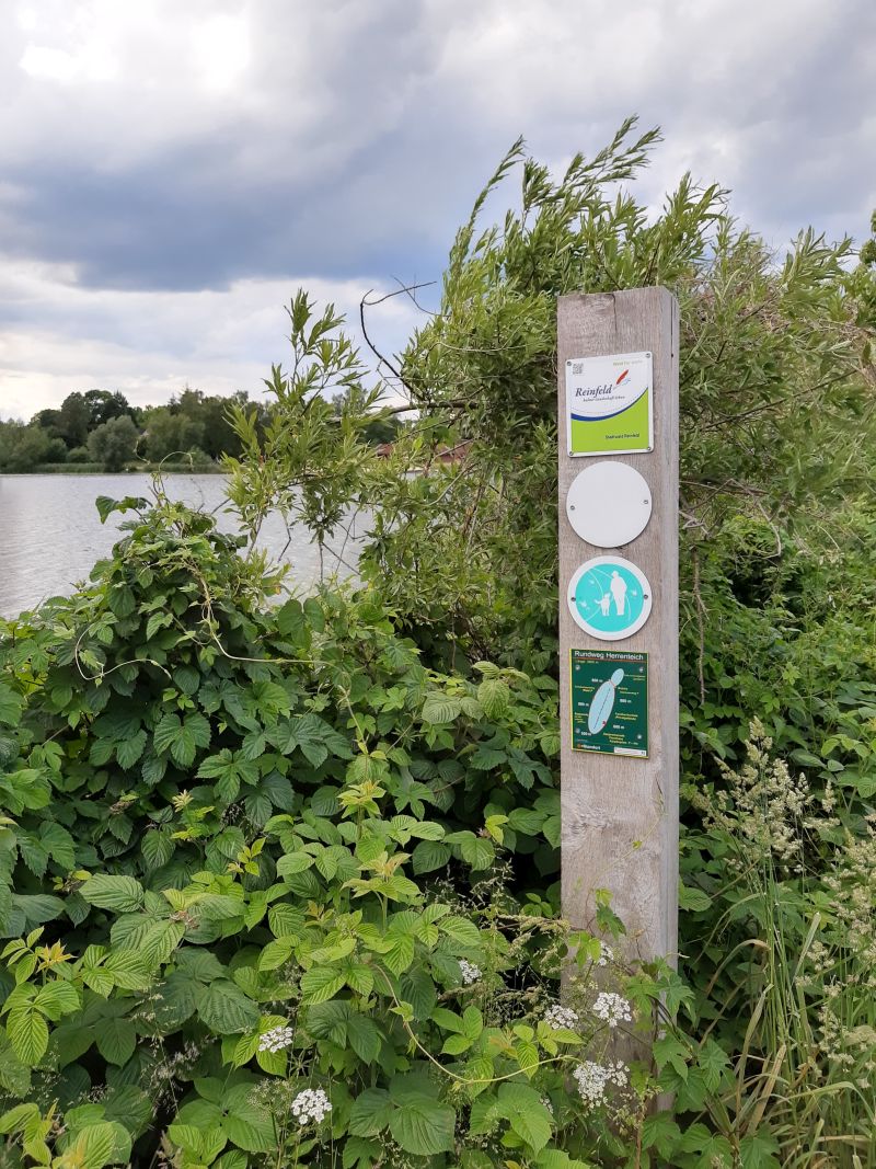 reinfeld herrenteich beschilderung