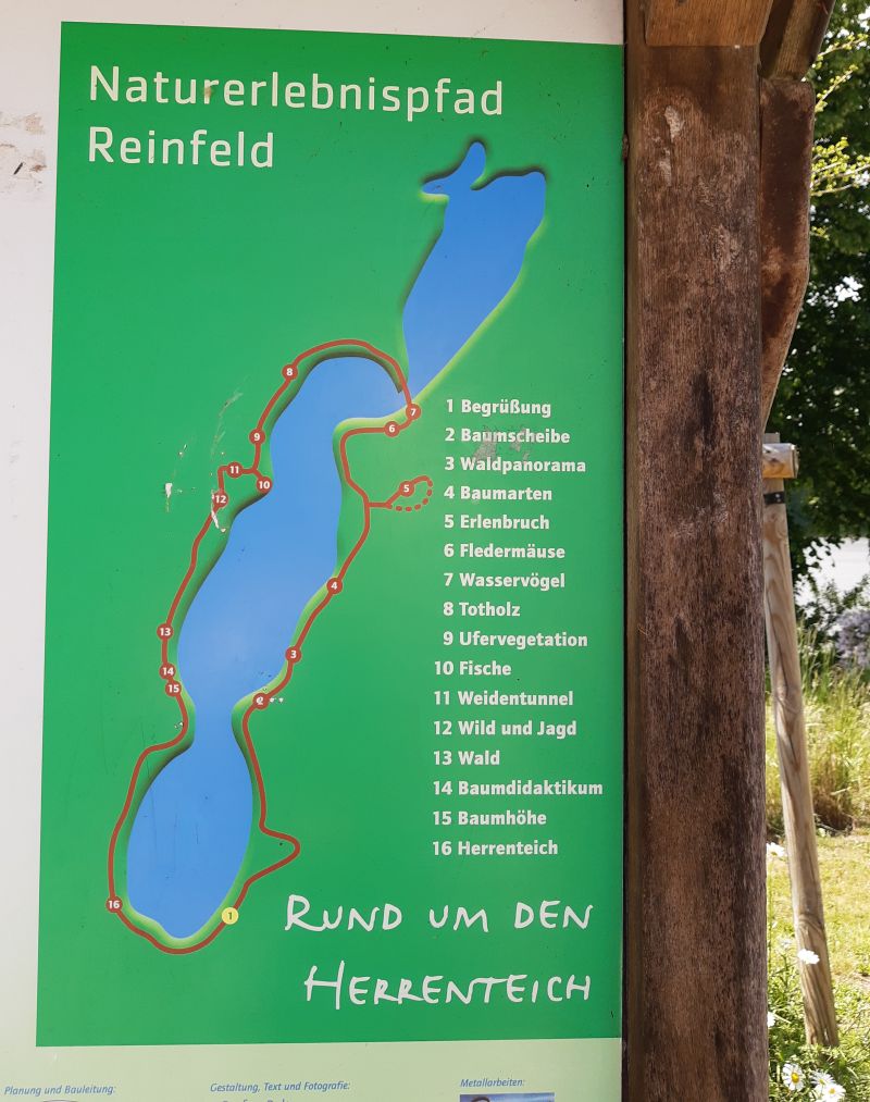 reinfeld herrenteich naturerlebnispfad karte