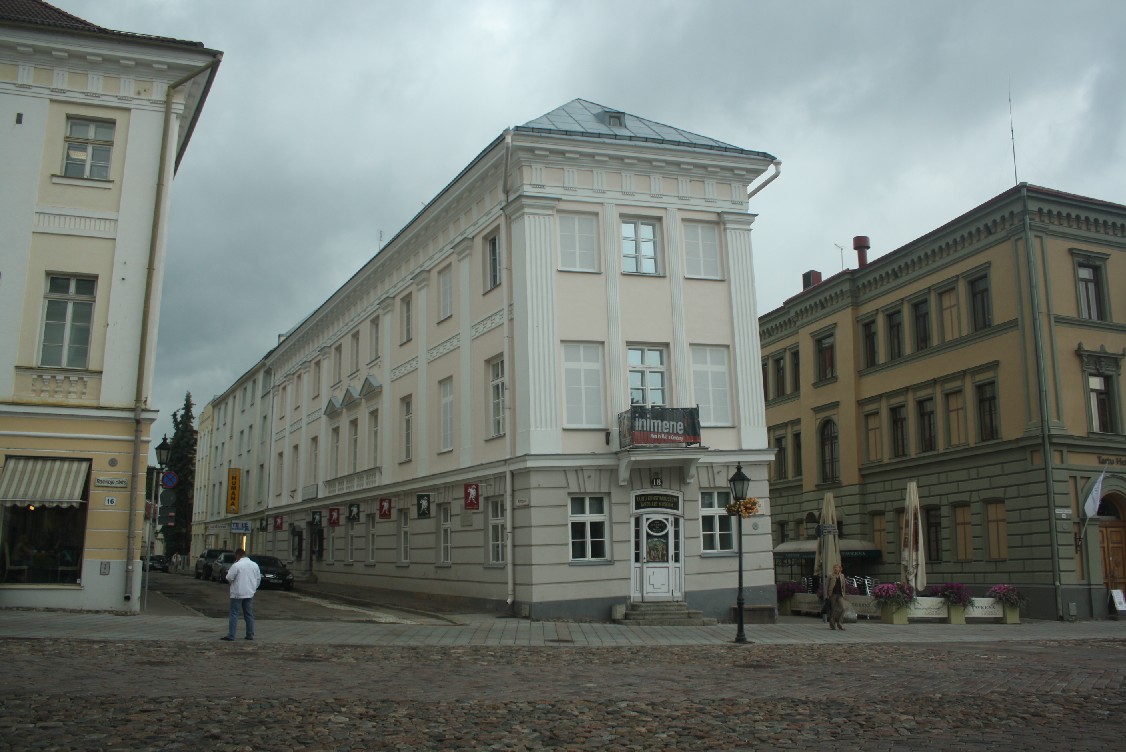The Leaning Building of Tartu. Not quite as famous as the Tower in Pisa, but remarkable enough. 