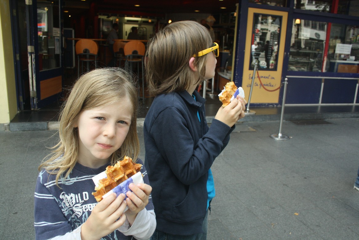 Belgian waffles. There's really more to it than the shape. 