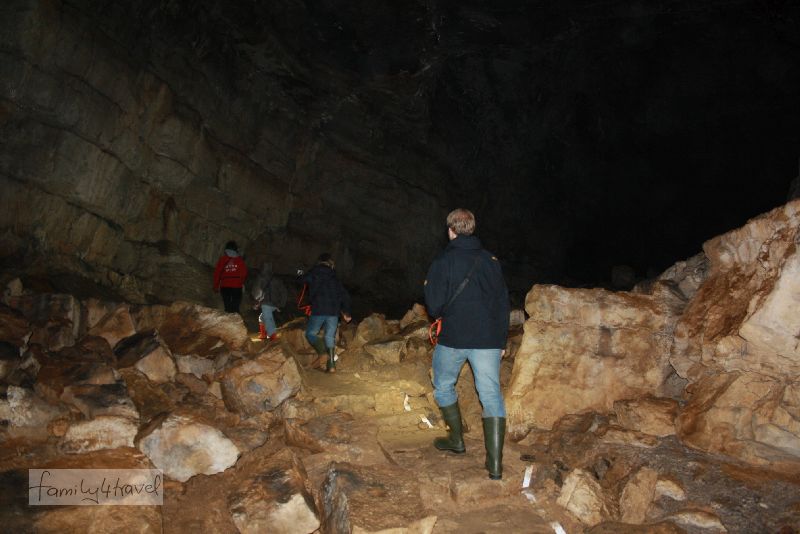 Slowenien mit Kindern - Erkunden der Križna-Höhle