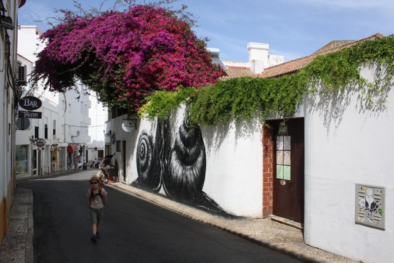 Familienurlaub an der Algarve, Lagos mit Kind, Streetart