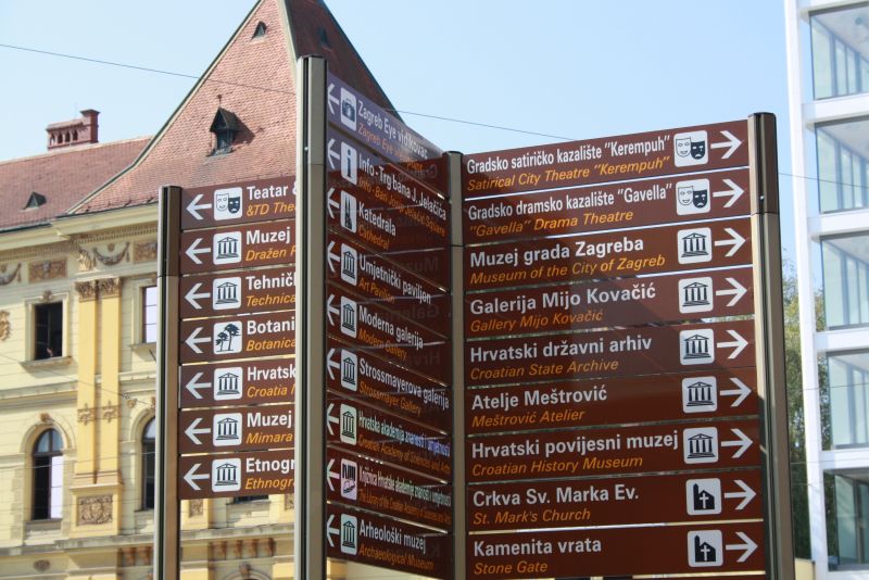 Niemand soll sagen, es gäbe keine Sehenswürdigkeiten in Zagreb...