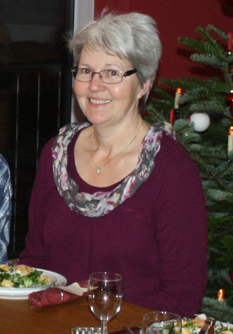 Das ist meine Mama (an Heiligabend 2015 bei uns zu Hause).