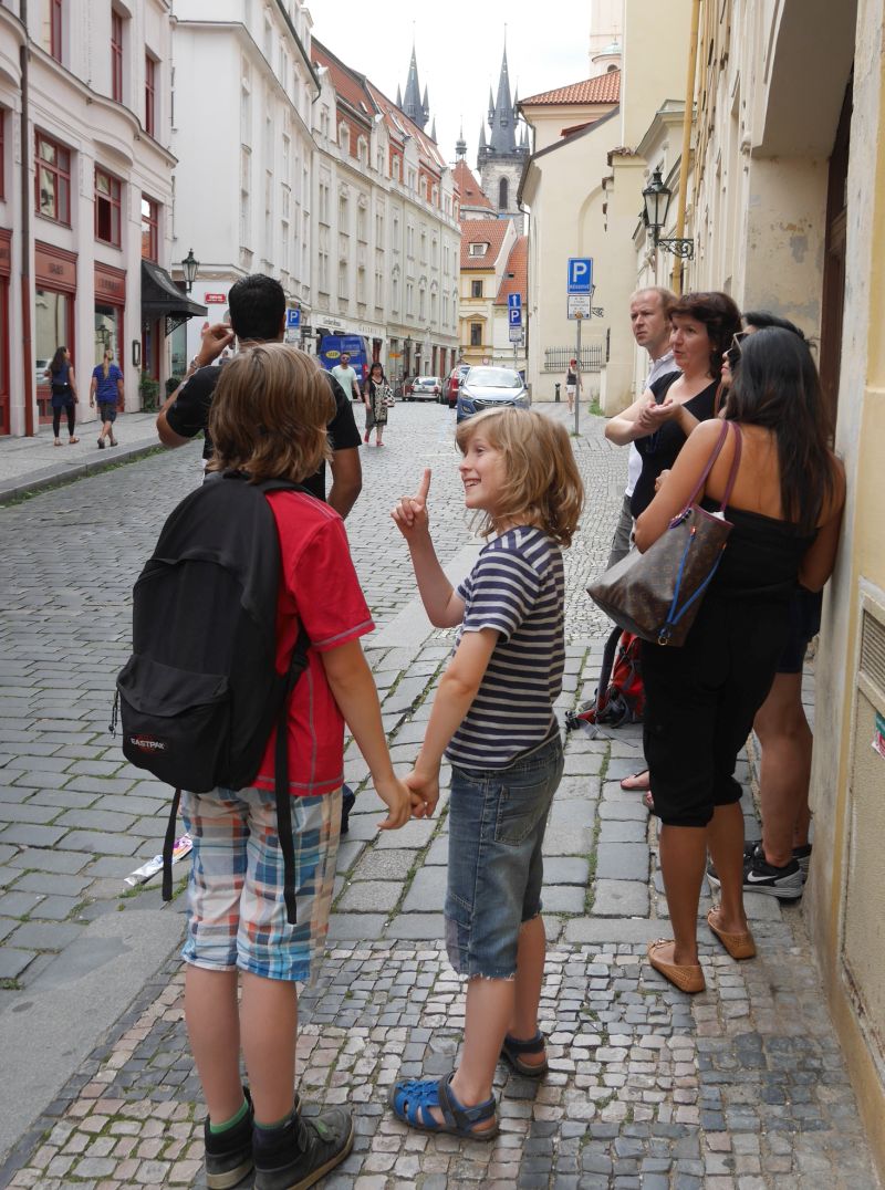 Eating Prague Tour mit Kindern, Sightseeing