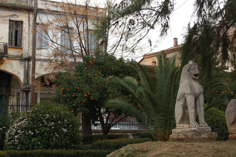 Sparta, Park am Archäologischen Museum