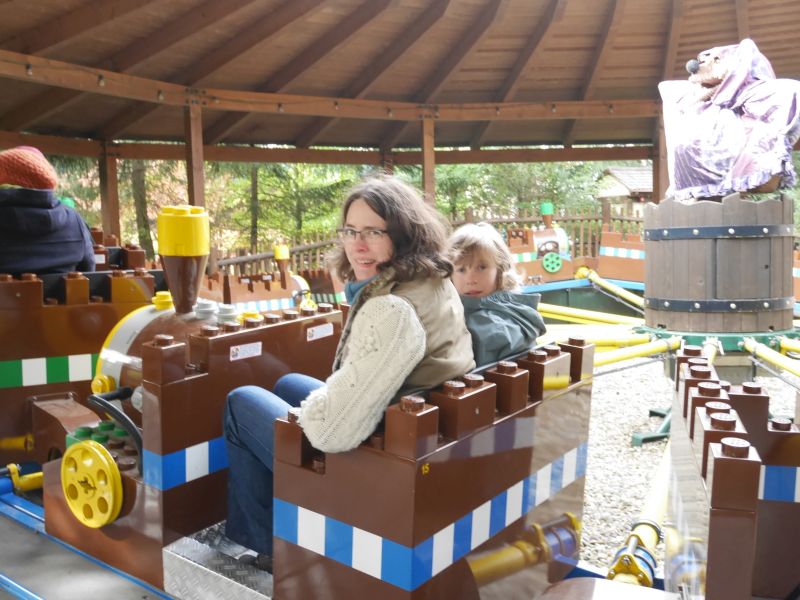 Raupenritt, Legoland Deutschland mit größeren Kindern