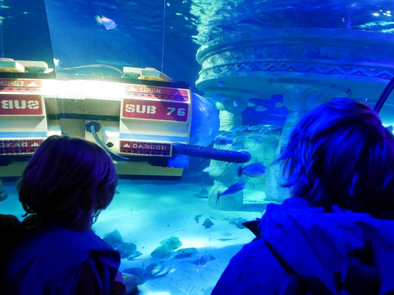 SeaLife im Legoland Deutschland mit älteren Kindern