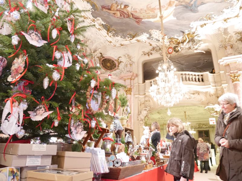 Weihnachtszauber Schloss Bückeburg mit Kindern, Shopping im Schloss