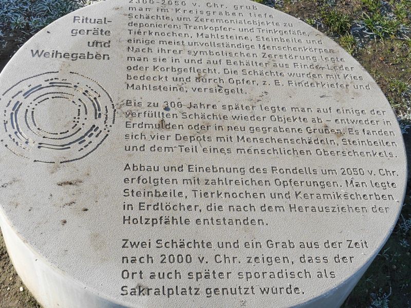 Ringheiligtum Pömmelte, Schönebeck, Sachsen-Anhalt, Infotafeln