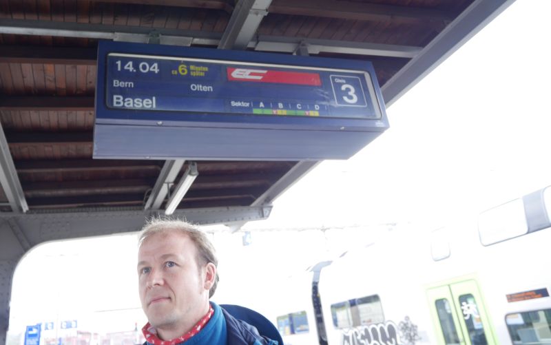 Zugverspätung in der Schweiz