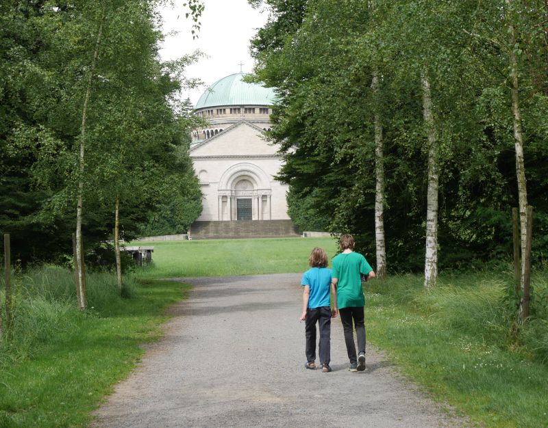 Spazierengehen Bückeburg Schlosspark Mausoleum