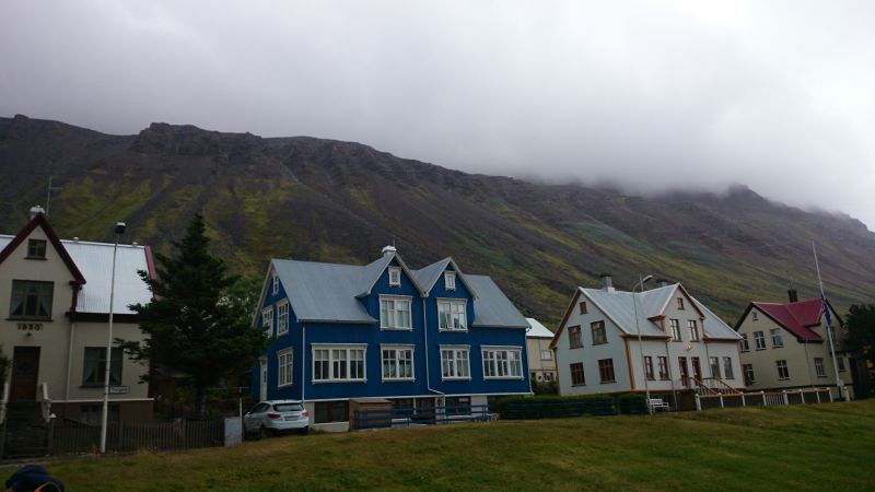 Isafjördur, Island, Wohngebiet