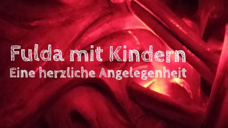 Fulda mit Kindern, begehbares Herz Kinderakademie