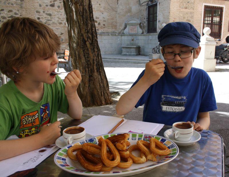 Reisen in Spanien individuell: churros con chocolate 