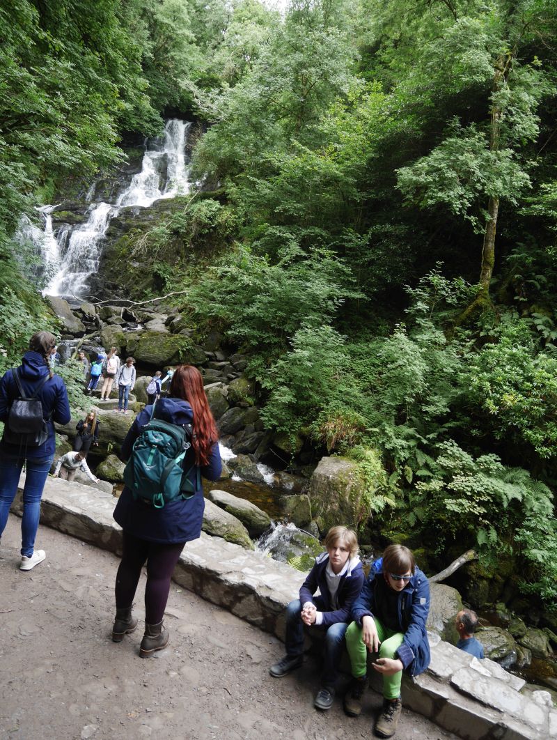 Torc Waterfall, Killarney Nationalpark,Ring of Kerry, Irland, Wild Atlantic Way