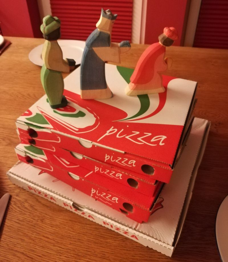 Heilige drei Könige Pizza