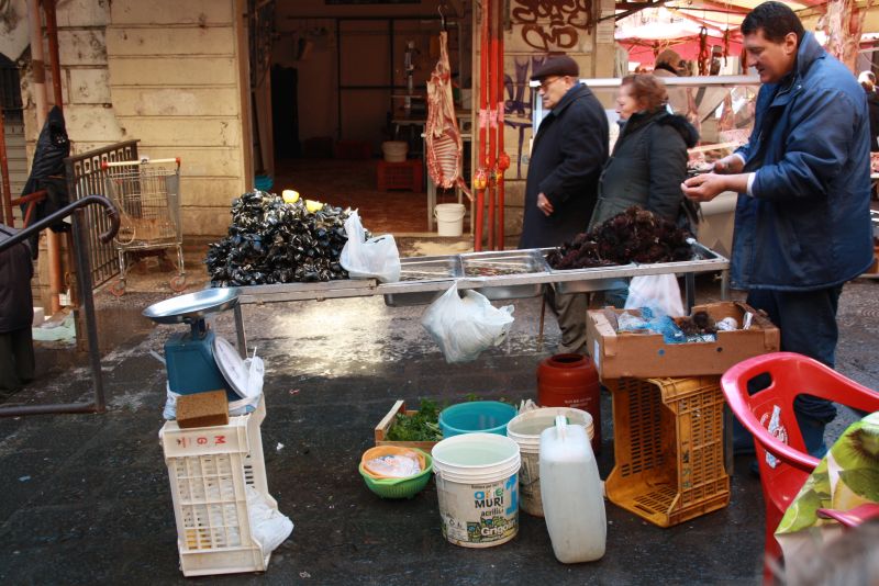 sizilien catania fischmarkt