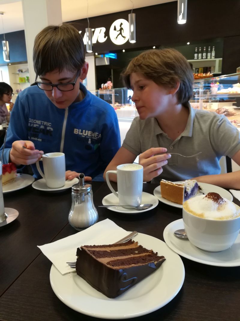Hofkonditorei Röcker Tübingen mit Kindern