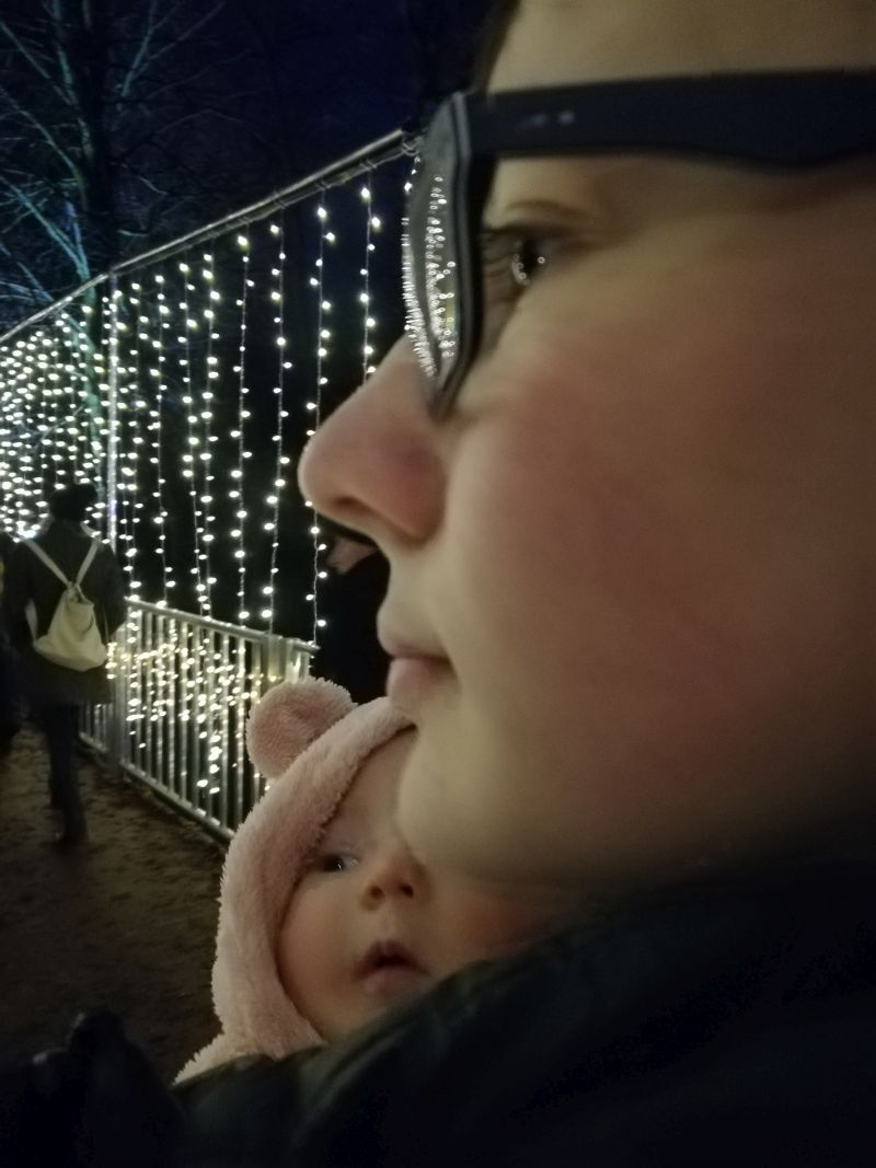 Weihnachtszauber Bückeburg mit Baby