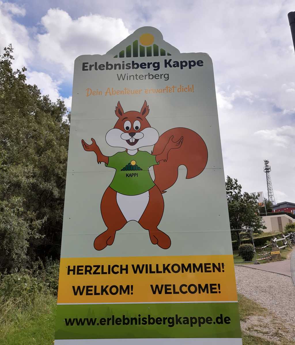 erlebnisberg kappe sauerland kappi schild