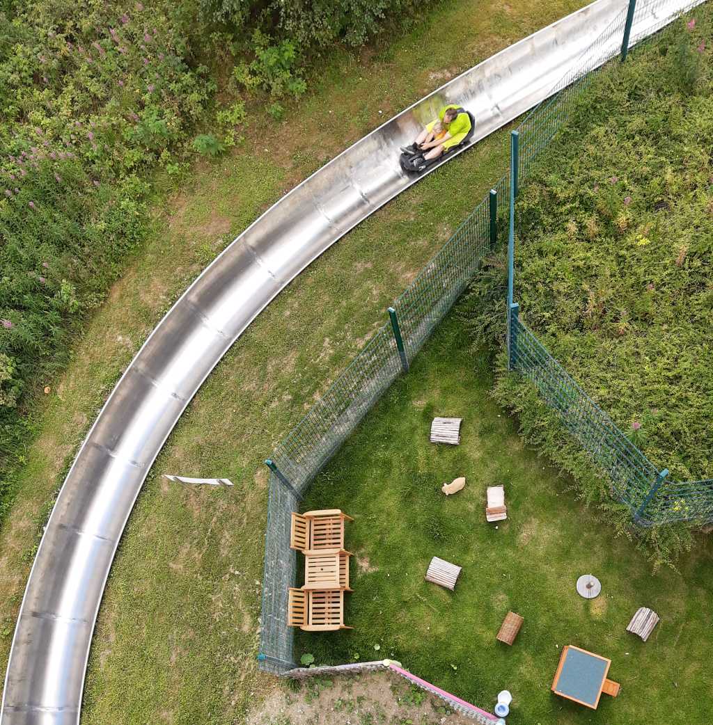 erlebnisberg kappe sauerland sommerrodelbahn von oben