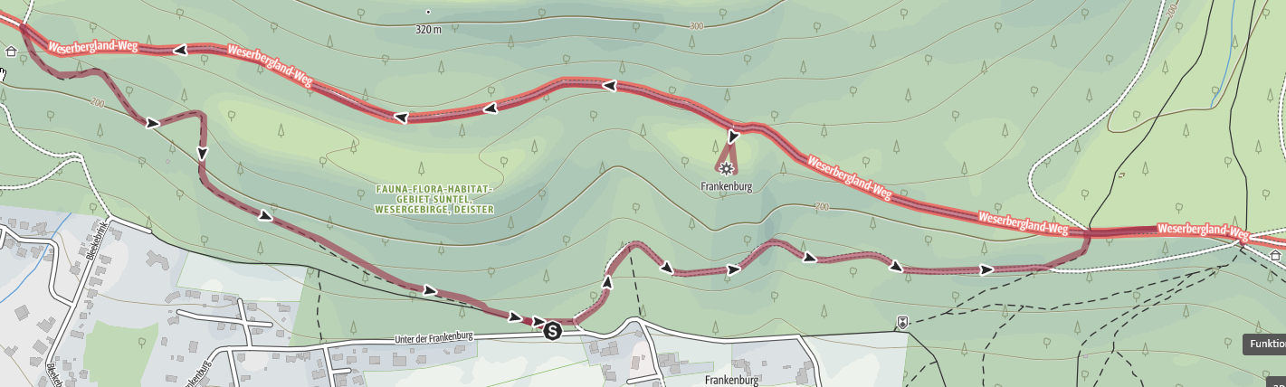 wanderung frankenburg wesergebirge rinteln